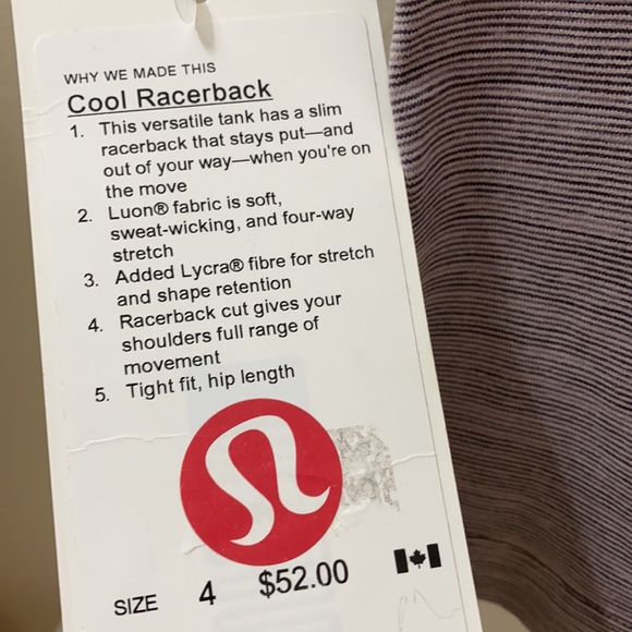 Lululemon Cool Racerback - Picture 7 of 7